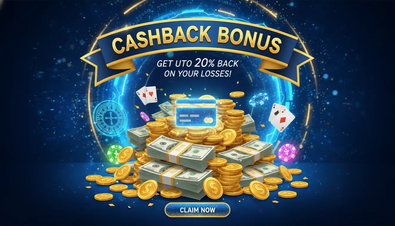 Jet casino cashback bonus